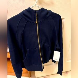 NWT oversized Lulu Scuba Zip hoodie Size M/L